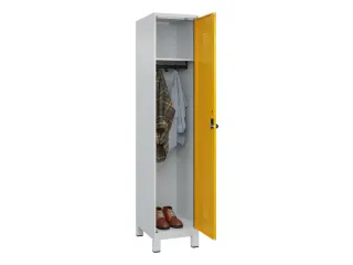 locker,HxBxD 1950x400x500mm,1vak,vak B 400mm,draaigrendel,voeten - 1