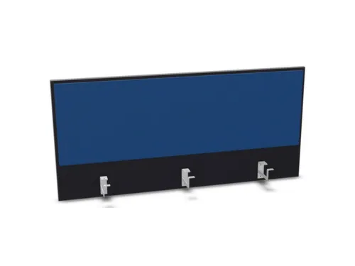 opzetpaneel,v. bureau,aanbouw achter,B 1200mm,CC-zwart,BN6016-blauw