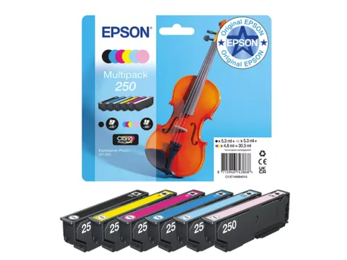 C13T16N84010 Epson 250 XP Claria Photo HD-inkt 6 kleuren 2040 pagina's