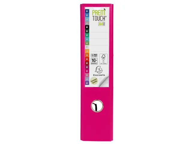 Ordner PP Prem'Touch A4maxi 80mm framb.