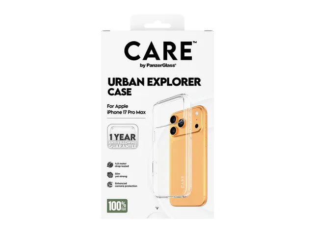PanzerGlass CARE by Urban Explorer Case Transparent iPhone 17 Pr