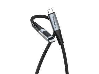 S+C Usb-C/Usb-C Kabel zwart 100W 31848 40Gbps 1.20m - 2