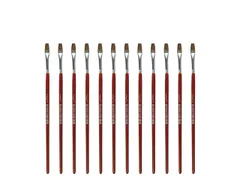 Penseel Kangaro Serie 121 plat Nr. 4 geitenhaar doos 12 stuks
