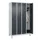 locker,HxBxD 1950x1200x500mm,4vak,vak B 300mm,draaigrendel,voeten