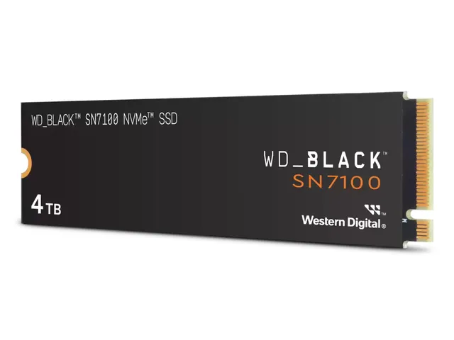Western Digital SSD Black SN7100 4 TB M.2 PCI Express 4.0 NVMe 3D TLC