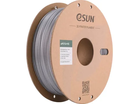 eSUN 3D Printer Filament ePETG+HS 1,75mm Zilver 1kg