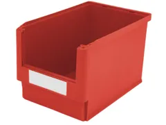 Zichtbakken Hxbxd 300x313x500/450mm Pp Rood