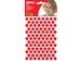 Stickers Cirkel Diameter 10,5 Mm 528 Stuks Rood