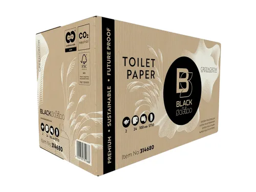 Toiletpapier GreenGrow ST10 systeemrol 2-laags 712vel naturel 314680