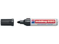 Viltstift edding 550 rond zwart 3-4mm