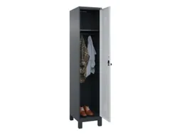 locker,HxBxD 1950x400x500mm,1vak,vak B 400mm,draaigrendel,voeten