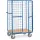 Pakketwagen 8581-3d Draadgaas Dubbele Vleugeldeur Dak 600kg 1000x600mm