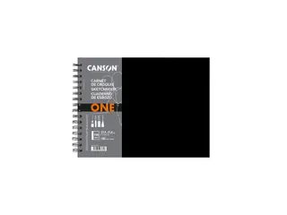 Schetsboek Canson Art Book One spiraalgebonden 160vel 100gr 279x216mm - 1