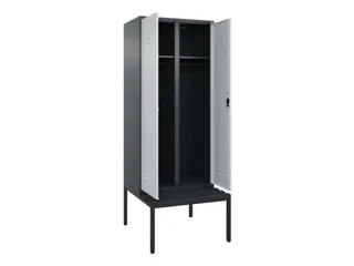 locker voor scheiding van kleding,HxBxD 2120x800x815mm,2vak - 2