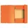 Elastomap 3 kleppen glanskarton 355gm² - A4-Oranje