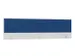 panneau de rehausse p. table de bureau Bl-blanc BN6016-bleu