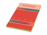 Kopieerpapier Fastprint A4 Assorti 120 Gram 10 Kleuren X 10 Vel 100vel