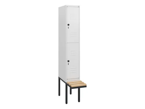 Dubbeldekse dekenkist,HxBxD 1950x300x815mm,1x2vak.,vak B 300mm