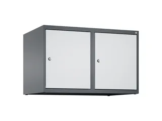 opzetkast,v. locker,2vak.,vak B 400mm,HxBxD 500x800x500mm,cilinderslot - 2