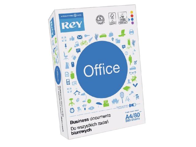 Kopieerpapier Rey Office A4 80 Gram 4-gaats Wit Voordeelbundel | A4PapierOnline.nl