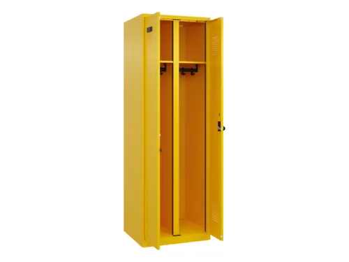 locker voor scheiding van kleding,HxBxD 1850x600x500mm,2vak