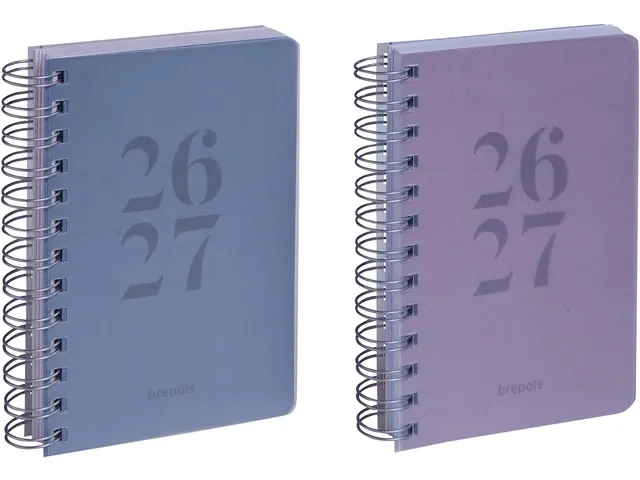 schoolagenda Wire-o assorti 2025-2026