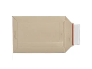 Golfkartonnen envelop A4 bruin 229x324mm zelfklevend 100 stuks - 1