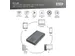 NVMe-kloonstation NVMe 20Gbits USB 3.2 Gen2 aluminium gereedschapsvrij
