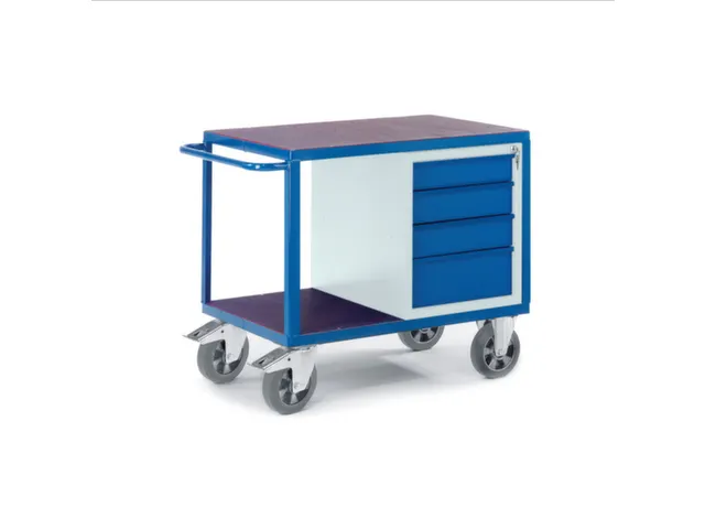 kastwagen,draagverm. 1000kg,2etage(s),laadvl. LxB 1000x700mm