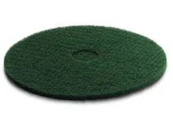 Pad,v. éénschijfsreinigingsmach.,5pads,Middelhard,Ø 432mm,groen
