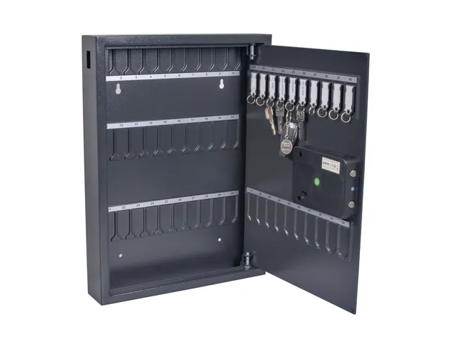 Armoire à clés Pavo High Security Magnettag 50 crochets 575x450x77mm