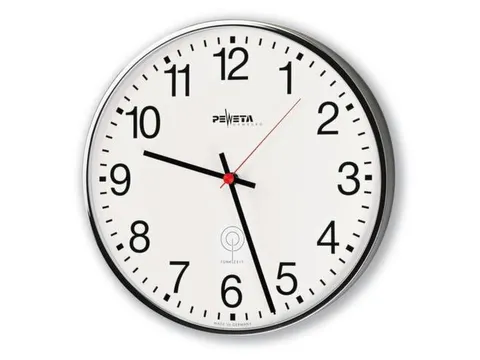 Radiowandklok Ø 30 cm Cijferaanduiding Batterijvoeding 1.5 V C-Formaa