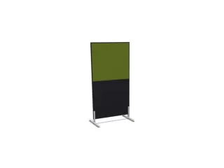 scheidingswand,HxB 1545x800mm,CC-zwart,BN7048-groen - 2