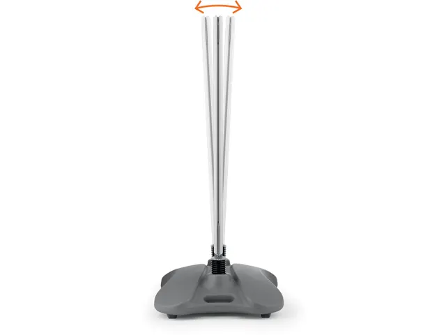 Durable stoepbord Heavy Base, uit aluminium, zilver, ft A1, met watert