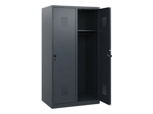 schoollocker,HxBxD 1530x800x500mm,2vak,vak B 400mm,draaigrendel