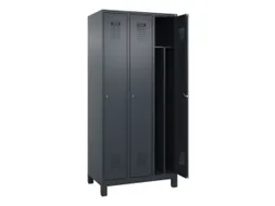 locker voor scheiding van kleding,HxBxD 1950x900x500mm,3vak