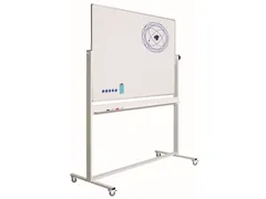 Kantelbord Whiteboard 120x180cm Dubbelzijdig Gelakt Staal Wit