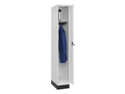 locker,HxBxD 1950x300x500mm,1vak,vak B 300mm,draaigrendel,sokkel