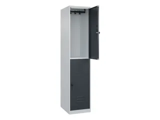dubbeldekse locker,HxBxD 1850x400x500mm,1x2vak.,vak B 400mm - 2