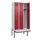 locker met bank,HxBxD 2120x900x815mm,3vak,vak B 300mm,draaigrendel