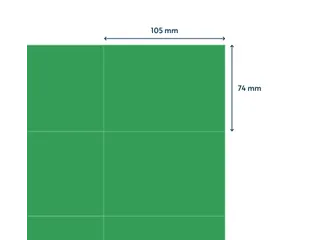 Gekleurde Etiketten 105x74mm Groen 42520 1000 Vel - 3