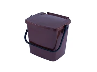 Afvalemmer Minimax Rechthoekig 5 Liter Bruin - 1
