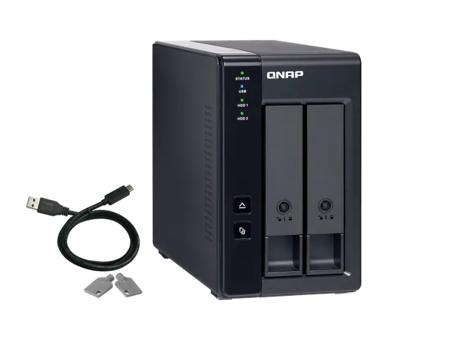 2x 3.5 inch SATA, 1x USB 3.2 Gen 2 Type-C, 36 W, 100-240V, 168.5 x 102