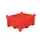 stapelbak,HxLxB 600x1000x1200mm,400l,PE,rood,Wanden gesloten
