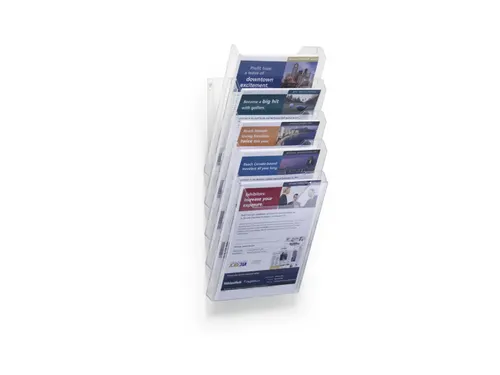 Wandfolderhouder COMBIBOXX A4 set XL Transparant