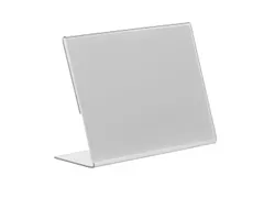 Europel Kaarthouder Budget L-standaard A6 1,5 mm Liggend Acryl – Set