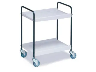 Universele Wagen Staalbuis 40kg 625x390mm 2 Etages Zilvergrijs - 1