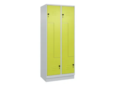 armoire vestiaire Z HxlxP 1950x800x500mm larg. compart. 200/400mm