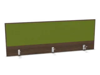 opzetpaneel bureau aanbouw achter NV bruin hickory groen 1600mm - 1