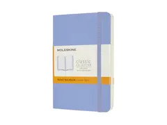 Notitieboek Moleskine pocket 90x140mm lijn soft cover hydrangea blue